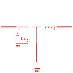 Прицел призматический ВОМЗ Пилад Brevis Р 2.5х24 L Сетка 7.62х39 / Подсветка на Weaver / Picatinny