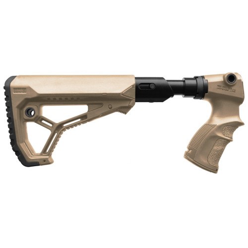 Приклад телескопический Fab Defense C-AGR 870 FK SB GL-CORE для Remington 870 с амортизатором Койот