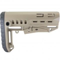 Приклад телескопический DLG Tactical TBS Compact (DLG055) для трубки Com-spec Койот