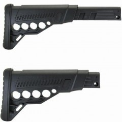 Приклад телескопический DLG Tactical TBSU (DLG081) для шарнира DLG с патронташем