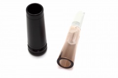 Манок духовой на утку крякву HuntOK Black Duck 2 лепестка Дымчатый / Чёрный