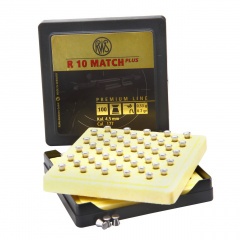 Пульки для пневматики RWS R10 Match Plus винтовочные Плоские 4.5 мм 0.53 г (100 шт)