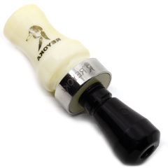 Манок духовой на утку крякву Reyoka Ordek Cift 2 лепестка Белый / Чёрный