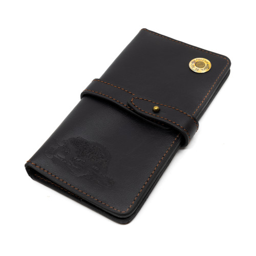 Портмоне Пергама Кабан из натуральной кожи Чёрный