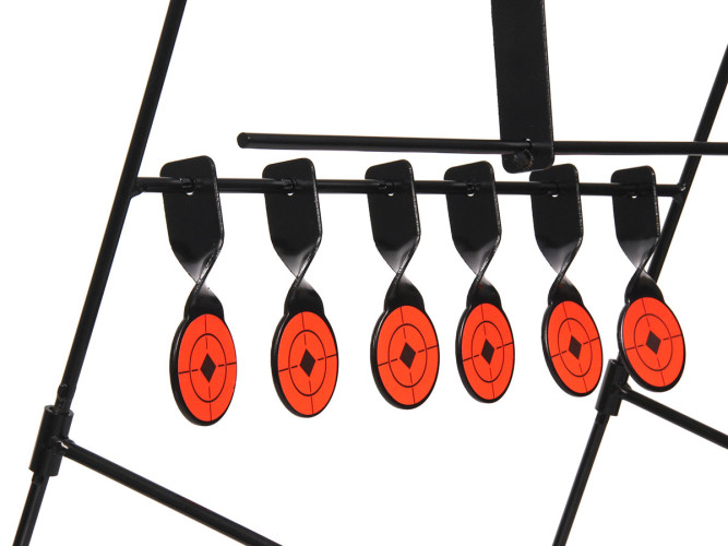 Мишень маятниковая Stalker для пневматики 4.5 мм круги 2.0 7 мишеней