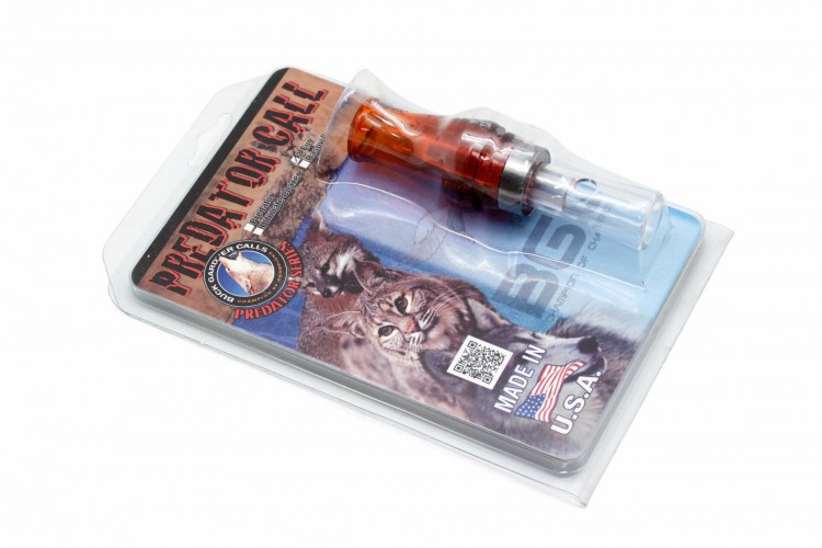 Манок духовой на хищника Buck Gardner 2-Fur Predator Call PRED-2FUR заячья паника и паника хищника Оранжевый