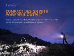 Фонарь повседневный Fenix E30R Свет - Белый (Холодный) 1600 lm 180 м
