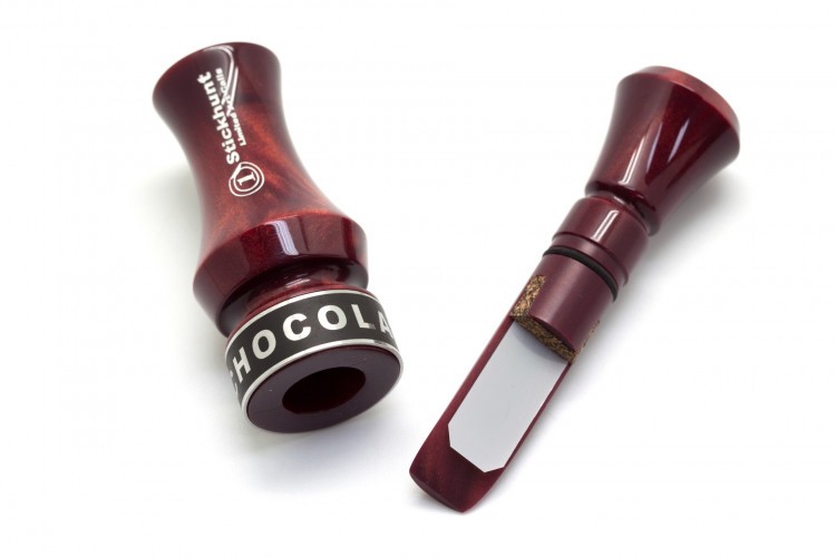 Манок духовой на утку акриловый Stickhunt ArtCalls Chocolate 1 лепесток Бордо