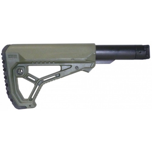Приклад телескопический Fab Defense M4-SAIGA GL-CORE для АК-74М / АК-100-Й / Сайга Зелёный