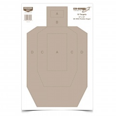 Мишень бумажная Birchwood Casey Eze-Scorer Practice Target 300х450 мм 10 шт