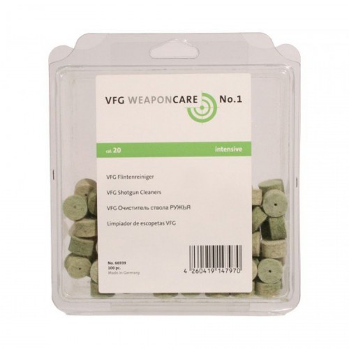 Патч войлочный для чистки оружия VFG Super 66937 для 20 калибра 25 шт