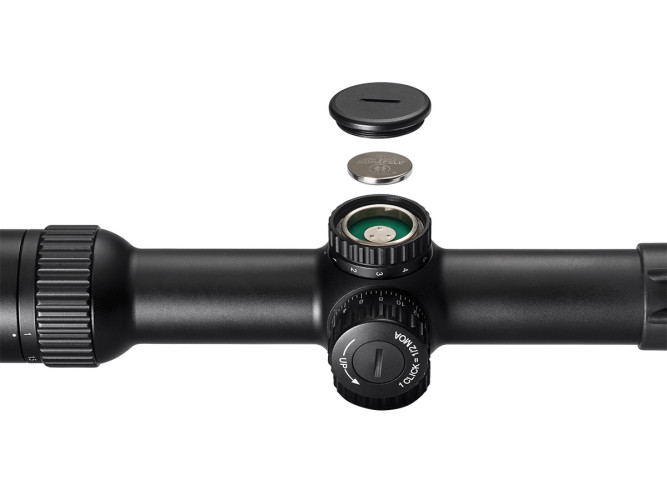 Прицел оптический Gaut Obsidian 1-8x24 Сетка X2 / Подсветка (точка)