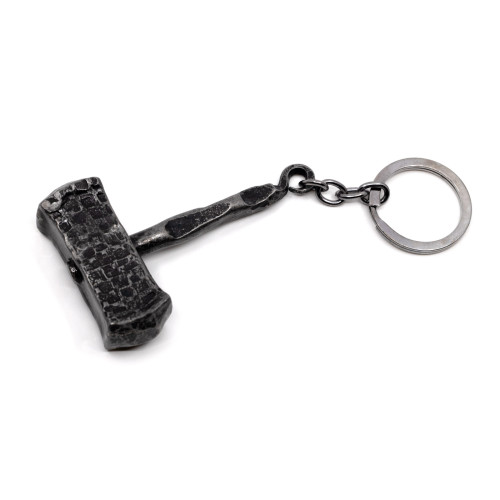 Брелок Microgun M Молот из дамасской стали ручной работы