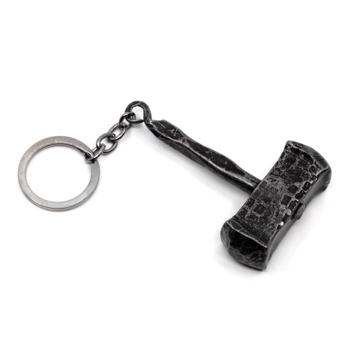 Брелок Microgun M Молот из дамасской стали ручной работы