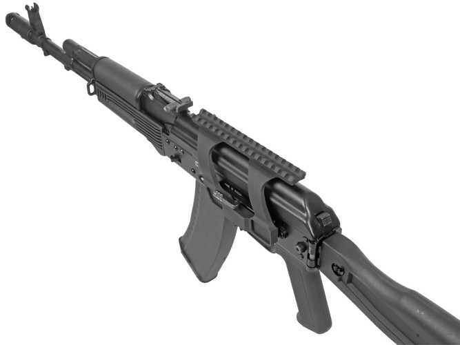 Кронштейн GTS Q.122 боковой быстросъёмный Picatinny для АК/Сайга 16 слотов