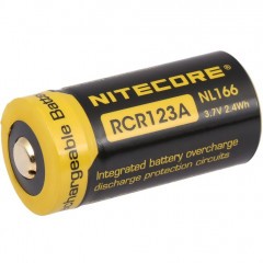 Аккумулятор Nitecore NL166 Тип 16340 (RCR123) 3.7V 650 мАч с защитой