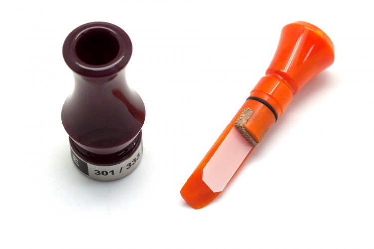 Манок духовой на утку акриловый Stickhunt ArtCalls Chocolate 1 лепесток Бордо / Апельсин