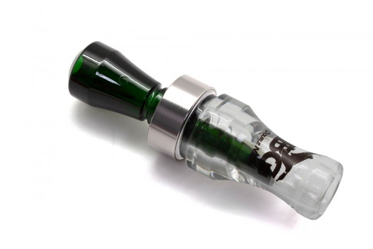 Манок духовой на утку крякву Buck Gardner Double Nasty DNP-C/CG Прозрачный / Зелёный