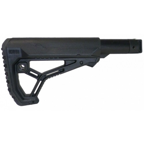 Приклад телескопический Fab Defense M4-SAIGA GL-CORE для АК-74М / АК-100-Й / Сайга Чёрный