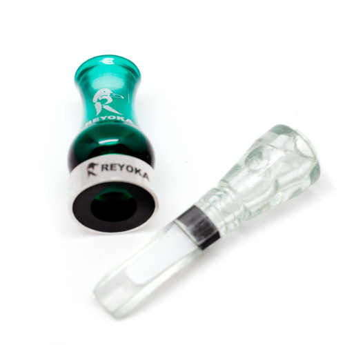 Манок духовой 2 в 1 (уточка чирок и шилохвость) Reyoka Camurcun Зелёный / Прозрачный