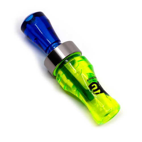 Манок духовой на утку крякву Buck Gardner Double Nasty SPIT-TECH DNP-FG/BLU НЕПОТЕРЯШКА Реактор / Синий