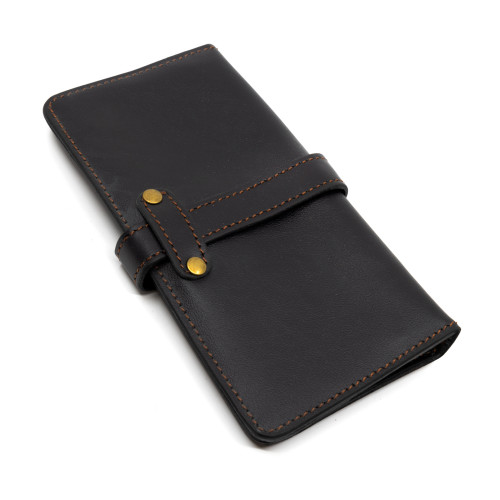 Портмоне Пергама Лось из натуральной кожи Чёрный