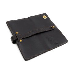 Портмоне Пергама Лось из натуральной кожи Чёрный