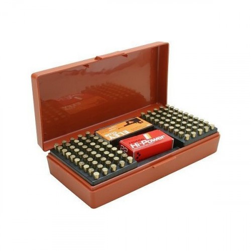 Кейс MTM SB-200-32 для хранения 250 патронов до .22 LR калибра Красный