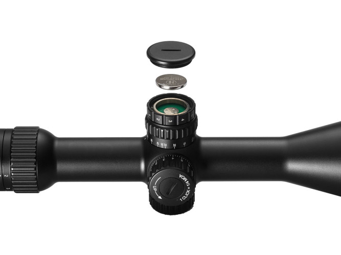 Прицел оптический Gaut Obsidian 2-16x50 SF Сетка 31 (Half MD) / Подсветка красная