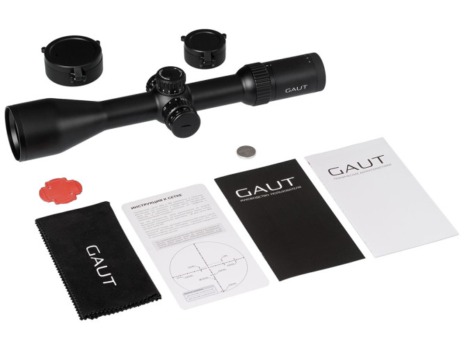 Прицел оптический Gaut Obsidian 2-16x50 SF Сетка 31 (Half MD) / Подсветка красная