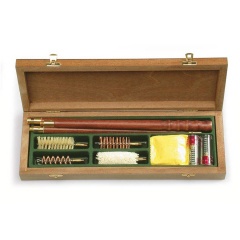 Набор для чистки гладкоствольного оружия Stil Crin 90EX для 12 калибра с фальшпатроном в деревянном футляре