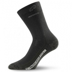 Носки Lasting WXL 900 из шерсти с антибактериальным свойством Чёрный