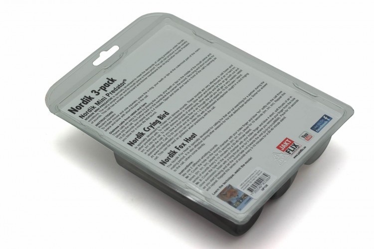 Набор манков духовых из 3 манков Nordik №106 на лису и других хищников