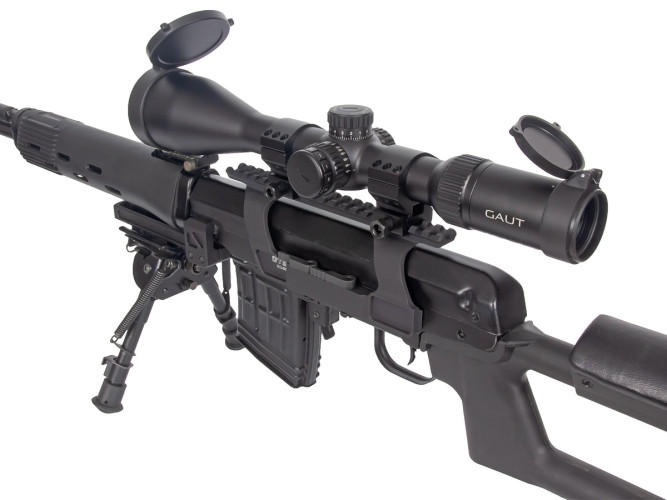 Кронштейн GTS Q.123 боковой быстросъёмный низкий Picatinny СВД/Тигр 20 слотов