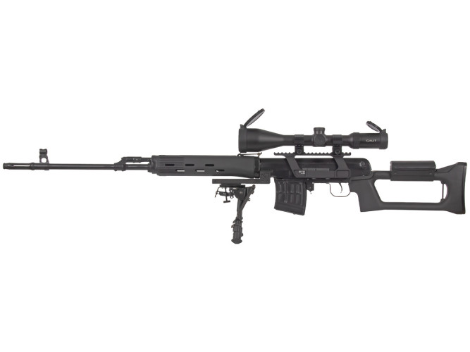 Кронштейн GTS Q.123 боковой быстросъёмный низкий Picatinny СВД/Тигр 20 слотов