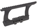 Кронштейн GTS Q.123 боковой быстросъёмный низкий Picatinny СВД/Тигр 20 слотов