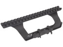 Кронштейн GTS Q.123 боковой быстросъёмный низкий Picatinny СВД/Тигр 20 слотов