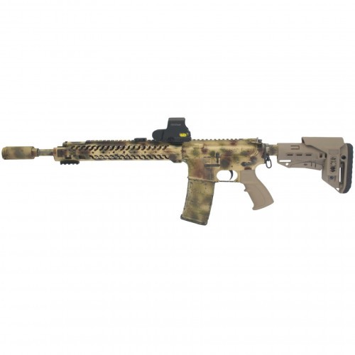 Приклад телескопический DLG Tactical TBS Compact (DLG055) для трубки Mil-spec Койот