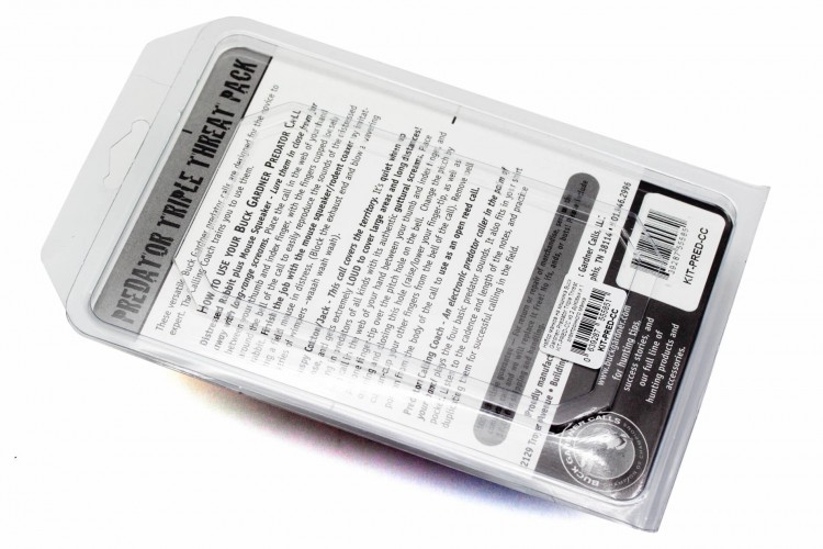 Набор манков на хищника Buck Gardner Predator Triple Threat KIT-PRED-CC из 2 духовых и 1 электронного манка