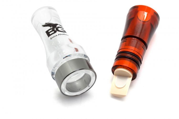 Манок духовой белолобого гуся Buck Gardnen Speck Hammer SPKH поликарбонат Прозрачный / Виски