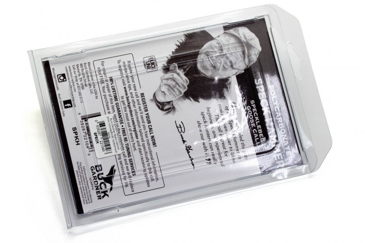 Манок духовой белолобого гуся Buck Gardnen Speck Hammer SPKH поликарбонат Прозрачный / Виски