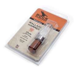 Манок духовой на утку крякву Buck Gardner Mallard Hammer Big Barrel MH-C/BRB Прозрачный / Бордо
