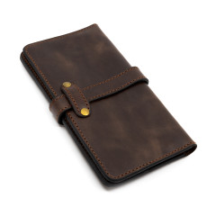 Портмоне Пергама Лось из натуральной кожи Коричневый