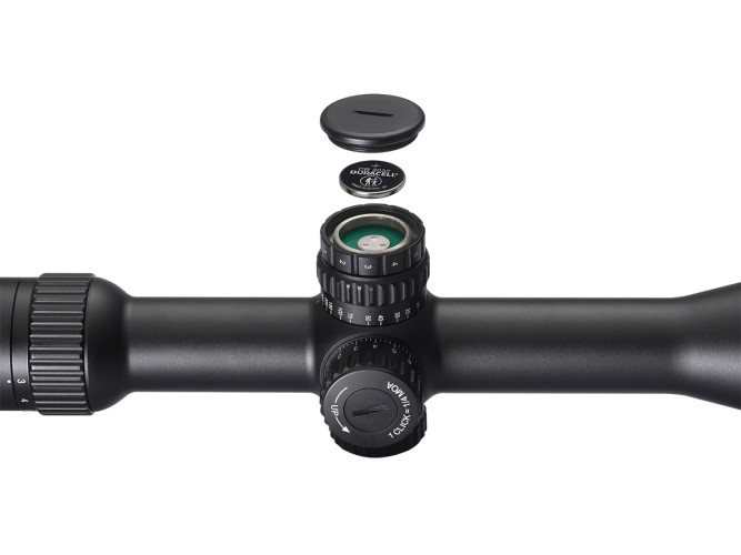 Прицел оптический Gaut Obsidian 3-24x56 SF Сетка 31 (Half MD) / Подсветка красная