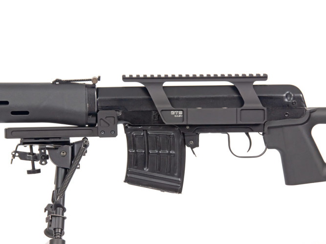 Кронштейн GTS Q.124 боковой небыстросъёмный низкий Picatinny СВД/Тигр 20 слотов