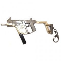 Брелок Microgun M Пистолет-пулемет Vector TDI Kriss Золотой