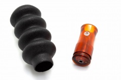 Манок пневматический на хищника 2 в 1 Buck Gardner Squirrel Call SQ-05 крик белки и паника хищника Коричневый