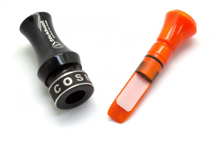 Манок духовой на утку акриловый Stickhunt ArtCalls Cosmos 1 лепесток Космос / Апельсин