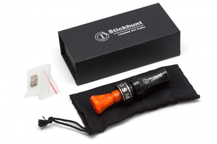 Манок духовой на утку акриловый Stickhunt ArtCalls Cosmos 1 лепесток Космос / Апельсин