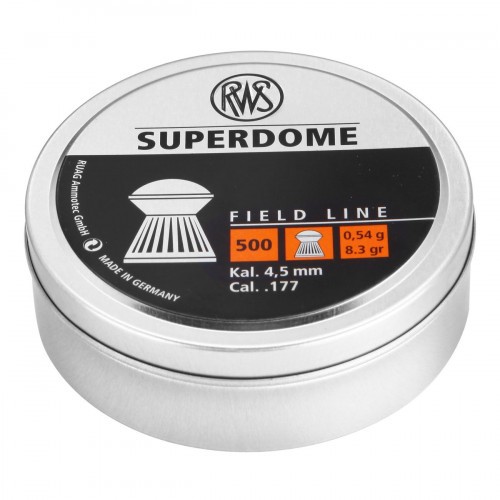 Пульки для пневматики RWS Superdome Полусферические 4.5 мм 0.54 г (500 шт)